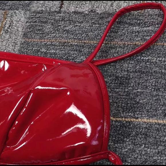 Women’s Sexy Red Mini Dress - Picture 8 of 9